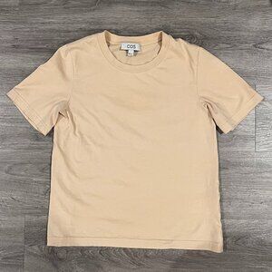 COS 24/7 Regular T-Shirt Beige Size S
